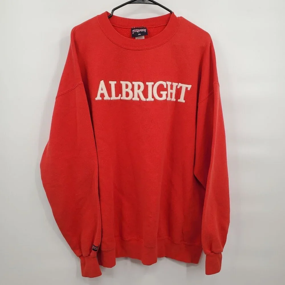 Jansport Albright Crewneck Long Sleeve Sweater Top Men Size XL VINTAGE